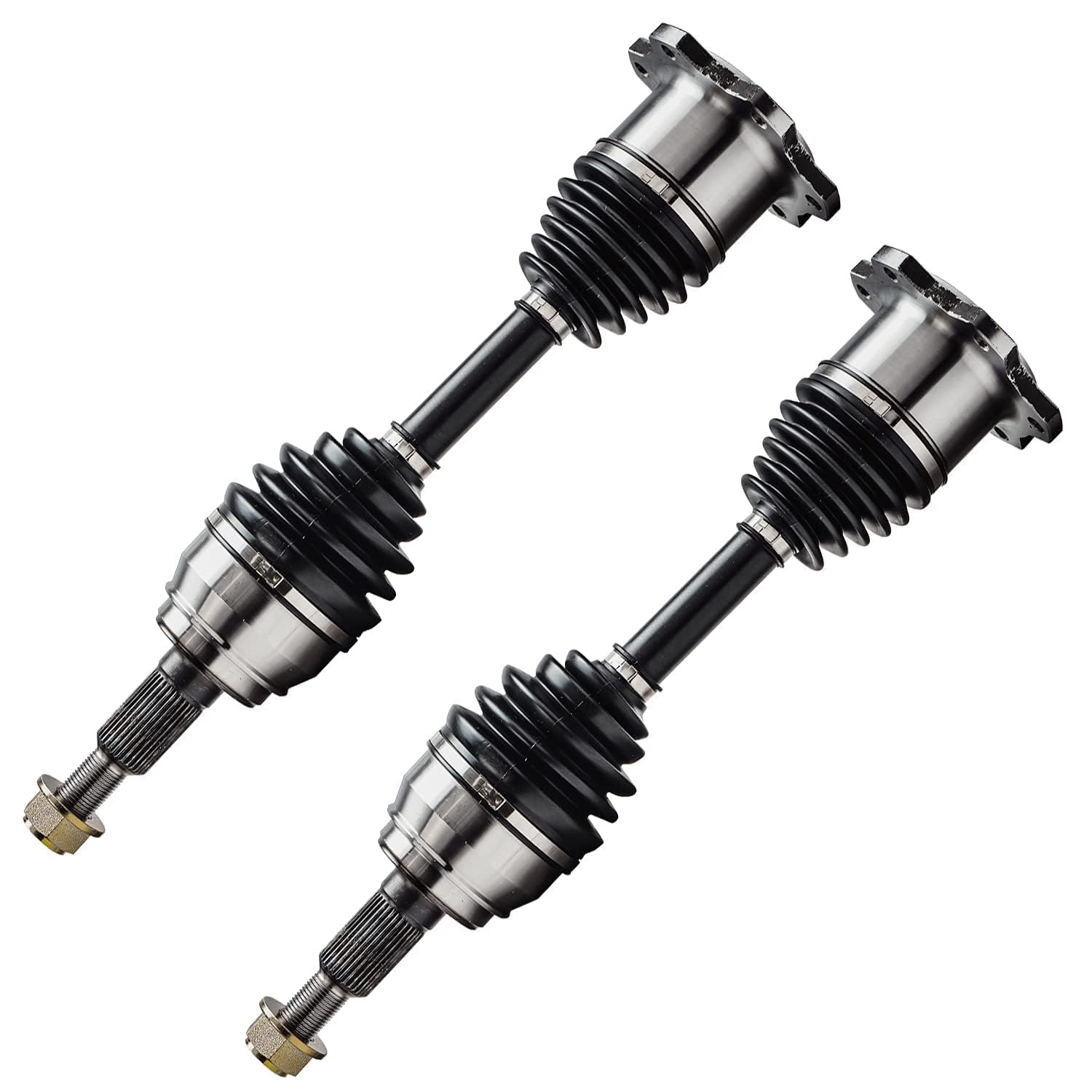 Detroit Axle - 4WD Front End Suspension Kit for Chevy GMC Silverado Sierra Suburban 1500 Yukon Tahoe Escalade Wheel Bearing Hubs Control Arms Ball Joints CV Axles Tie Rods Sway Bars Idler Pitman Arms