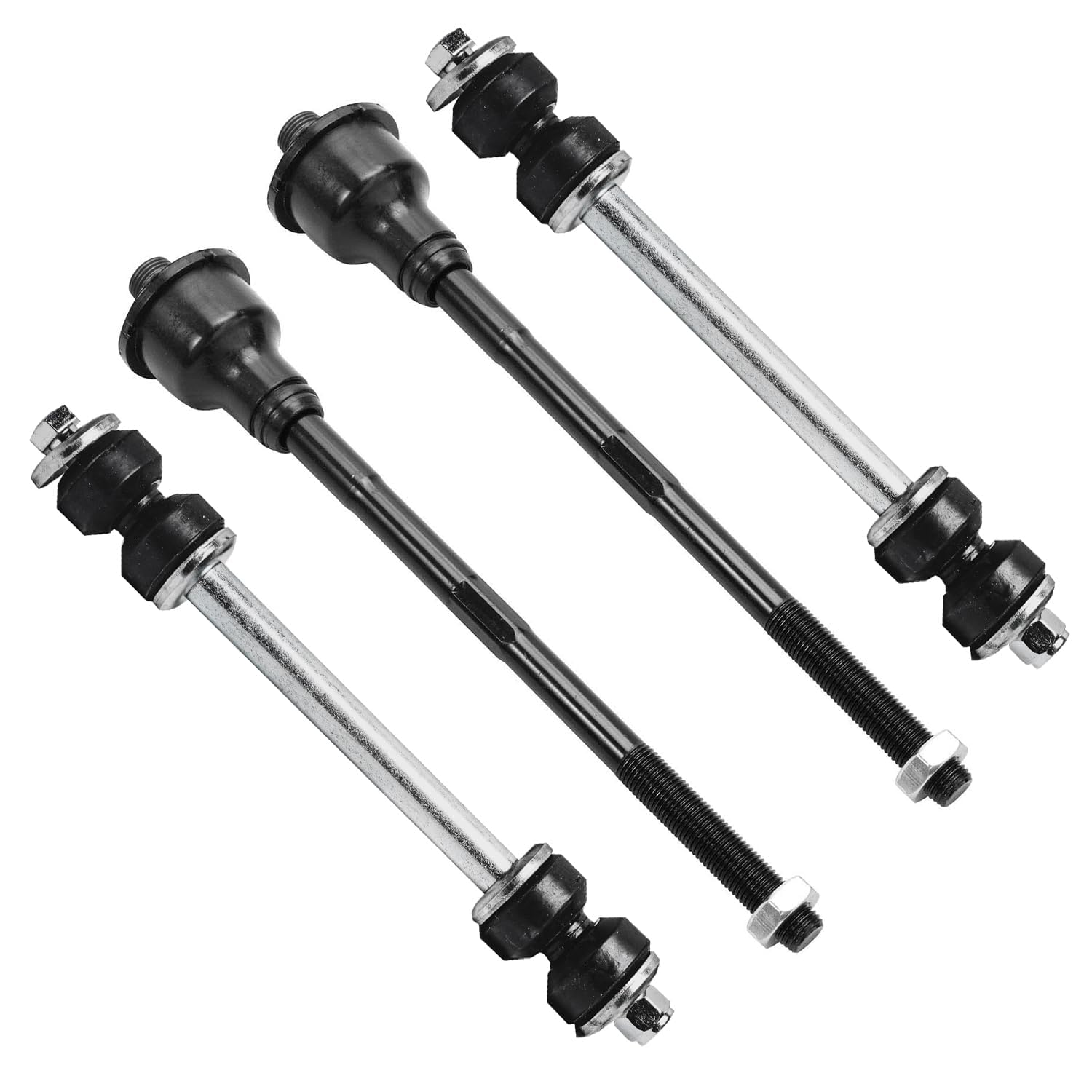 Detroit Axle - 4WD Front End Suspension Kit for Chevy GMC Silverado Sierra Suburban 1500 Yukon Tahoe Escalade Wheel Bearing Hubs Control Arms Ball Joints CV Axles Tie Rods Sway Bars Idler Pitman Arms