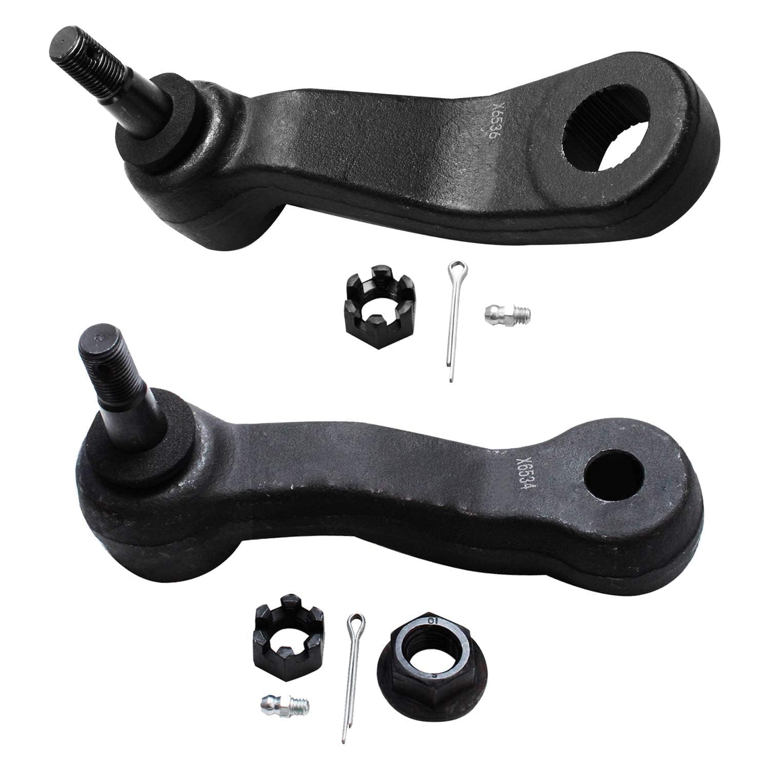 Detroit Axle - 4WD Front End Suspension Kit for Chevy GMC Silverado Sierra Suburban 1500 Yukon Tahoe Escalade Wheel Bearing Hubs Control Arms Ball Joints CV Axles Tie Rods Sway Bars Idler Pitman Arms