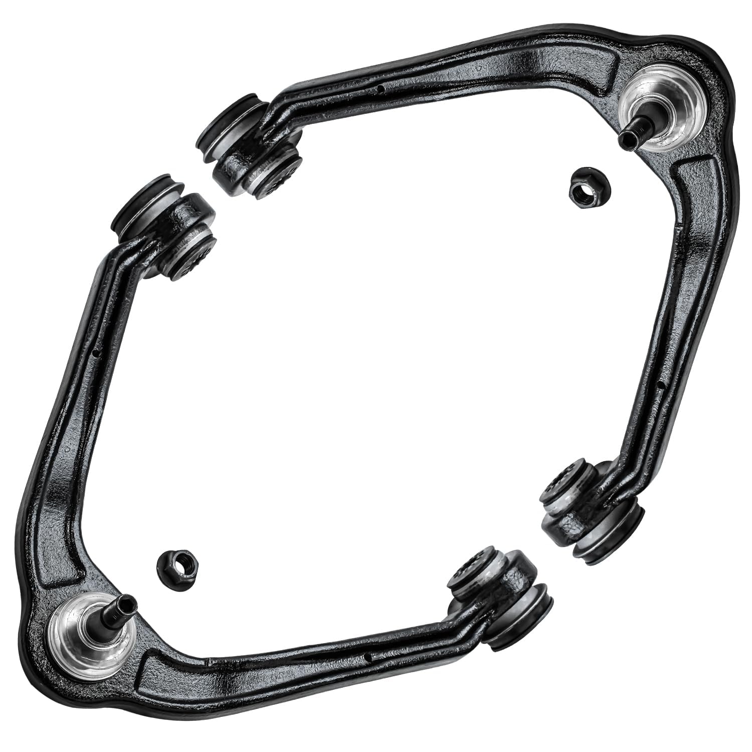 Detroit Axle - 4WD Front End Suspension Kit for Chevy GMC Silverado Sierra Suburban 1500 Yukon Tahoe Escalade Wheel Bearing Hubs Control Arms Ball Joints CV Axles Tie Rods Sway Bars Idler Pitman Arms